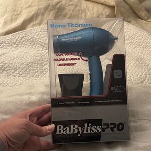 BaBylissPRO Nano Titanium Hair Dryer Trial Size.
